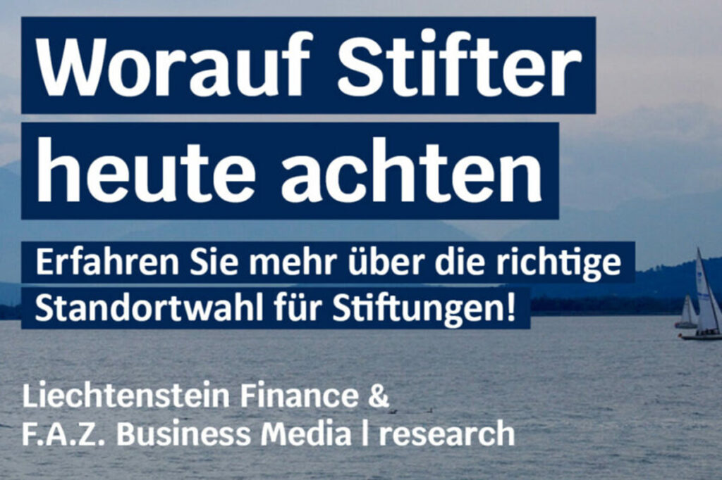 stiftungswesen worauf stifter heute achten